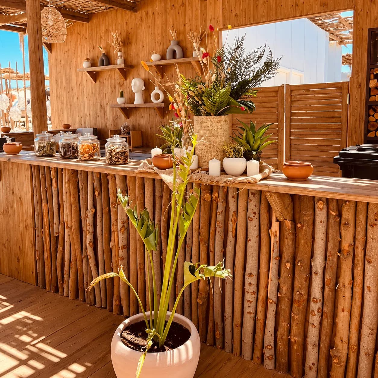 Jefaira / Boho Beach Bar with Tropical Botanicals